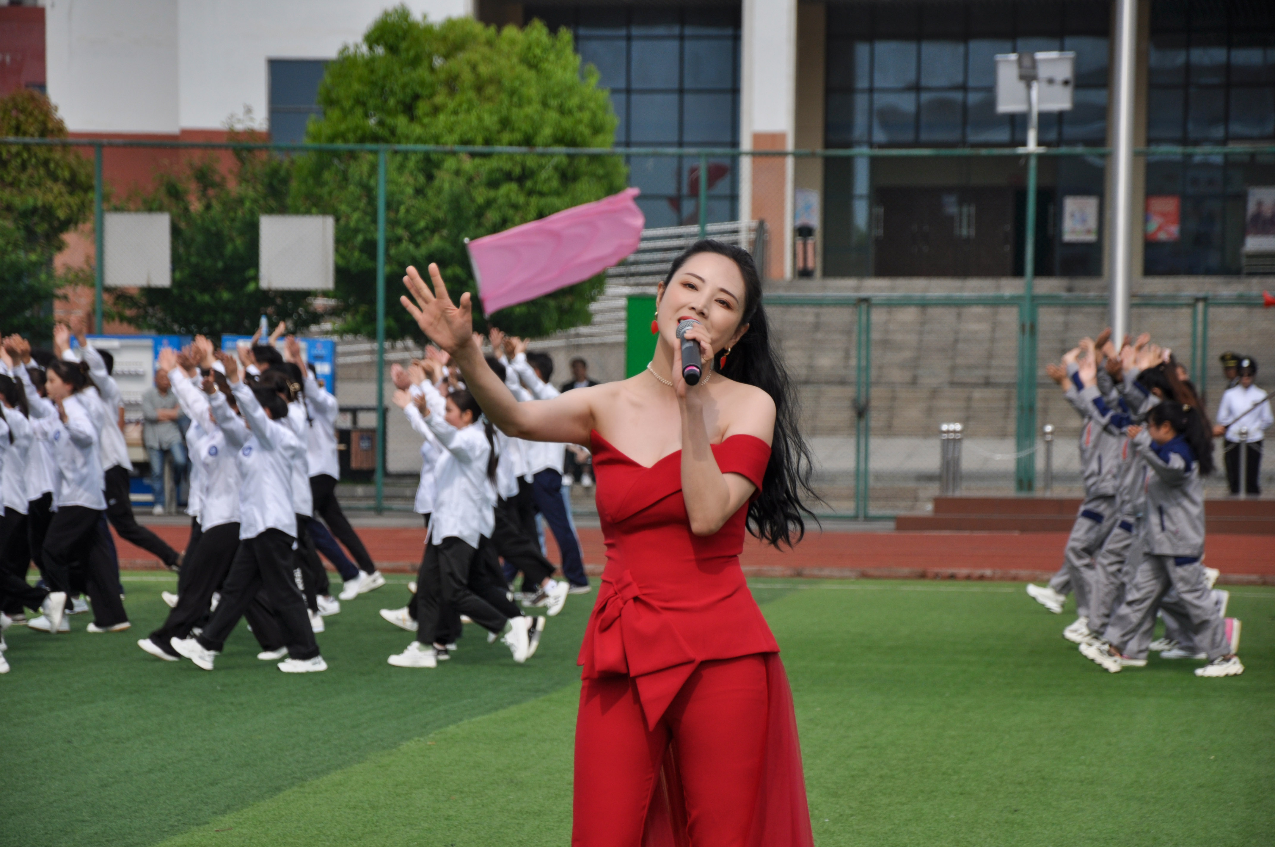 第二屆校園文化藝術(shù)節(jié)、第三屆田徑運動會開幕式